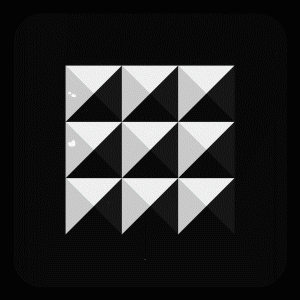 motion graphic, mograph, animation, black, gif,after effects, pattern, square, triangle