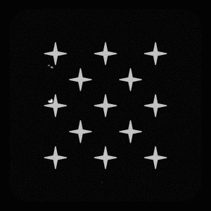 motion graphic, mograph, animation, black, gif,after effects, stars, pattern, blinking, sparkle